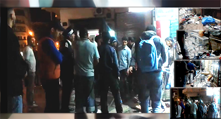 مُشاغبون يعيتون فَسادًا بشارع محمد الخامس بطنجة +فيديو