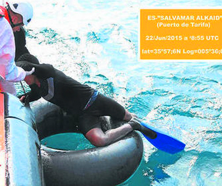 كل شيء على الشباب يهون حتى قطع البوغاز على عجلة مطاطية !!!….