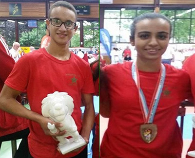 تألق طنجاوي ضمن المنتخب الوطني المغربي للكراطي باللوكسومبورغ