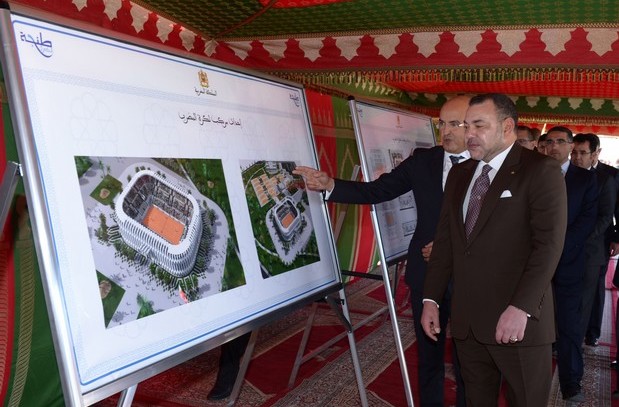 الملك محمد السادس يعطي انطلاقة إنجاز الملعب الكبير بتطوان