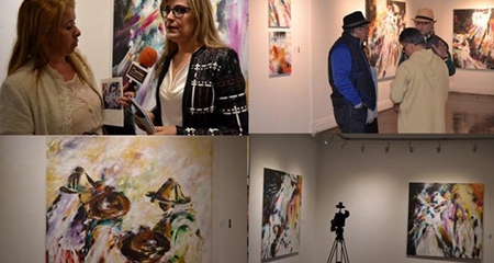 الفنّـانة التّشكيلية “صوفيا لحلو” تعرِضُ  أعمـالهـــا بطنجة