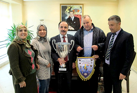 العماري يستقبل بطل كاس العرش للكريكيت