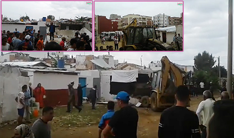 عنف في كل مكان من سيدي “بيبي” إلى “للا أصيلة” بسبب حملات هدم الأحياء القصديرية