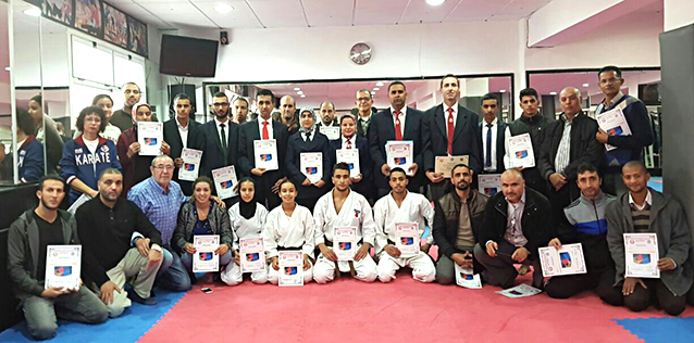 قاعة كاليفورنيا بطنجة تحتضن تدريبا في التقنية والتحكيم