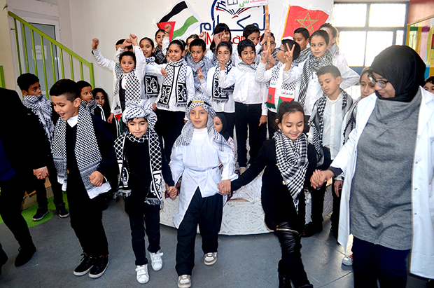 فلسطين تحضر بقوة بمؤسسة”المكارم” للتعليم الأولي و الإبتدائي ..