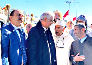 زيارة صلة رحم للأستاذ نزار بركة بضريح القطب المولى عبد السلام ابن مشيش