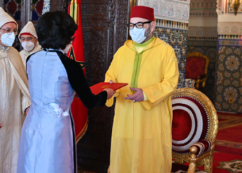 جلالة الملك محمد السادس يستقبل عددا من السفراء الأجانب بالقصر الملكي بالرباط