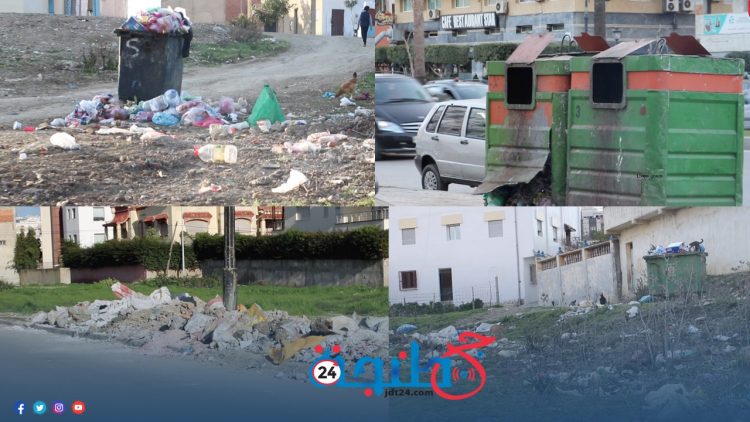 غضب واستياء ساكنة طنجة من انتشار الازبال والنفايات