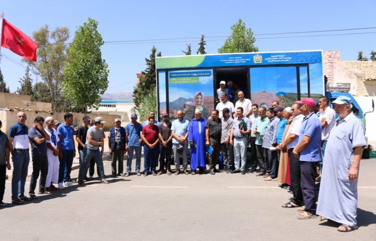 جهة طنجة-تطوان-الحسيمة : قافلة التعمير بالعالم القروي تختتم بجماعة سيدي بوتميم بإقليم الحسيمة