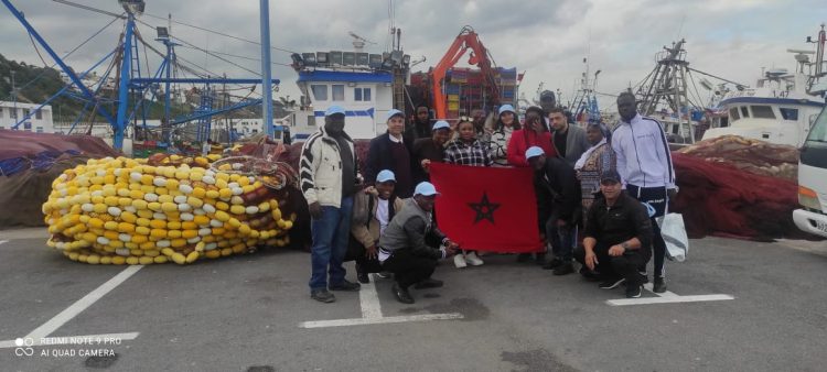 وفد إفريقي يطلع بالغرفة المتوسطية للصيد بطنجة على آليات اشتغال الهيئة و تدبير القطاع
